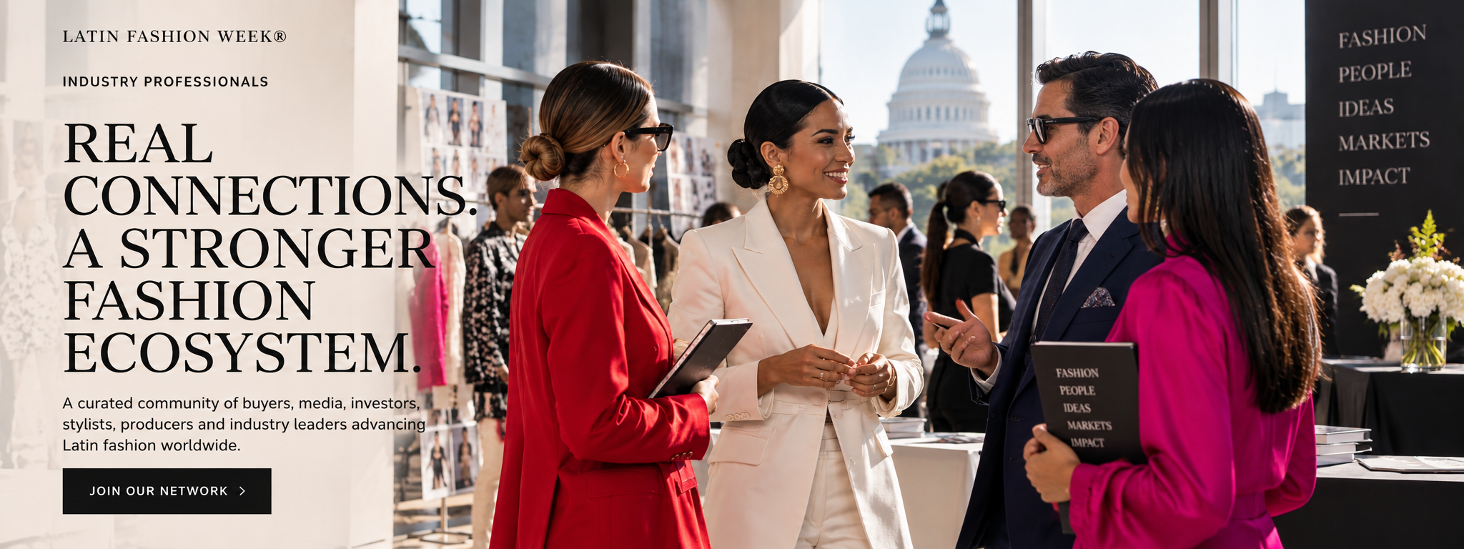 Industry Professional network at Latin Fashion Week
